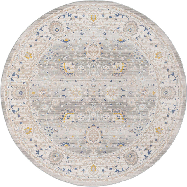 Cloud Gray 7' 1 x 7' 1 Whitney Round Area Rug