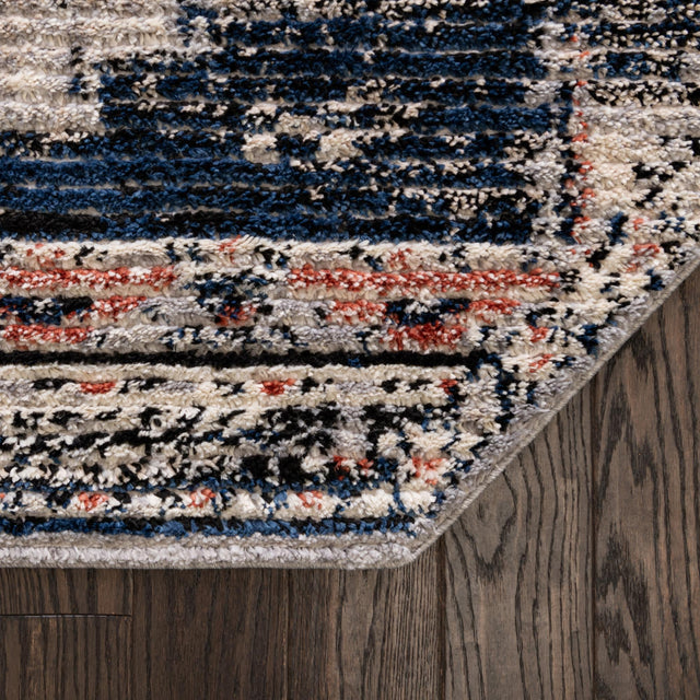 Gray 7' x 7' Tucson Octagon Area Rug 100% Polyester Unique Modern Carpet for Dining Rooms, Living Room, Bedrooms, Office Space for Sale at Rug Engine