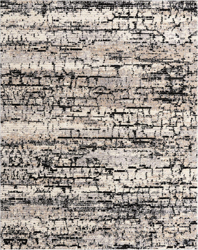 Gray 8' x 10' Tucson Rectangle Area Rug 100% Polyester Unique Modern Carpet for Dining Rooms, Living Room, Bedrooms, Office Space for Sale at Rug Engine