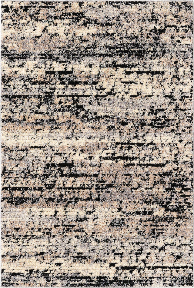 Gray 4' x 6' Tucson Rectangle Area Rug 100% Polyester Unique Modern Carpet for Dining Rooms, Living Room, Bedrooms, Office Space for Sale at Rug Engine