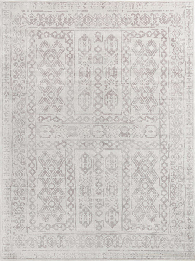 Cream 10' x 13' Oxford Rectangle Area Rug Traditional Design 100% Polypropylene Carpet for Living Room, Bedrooms, Dining, Office for Sale at Rug Engine