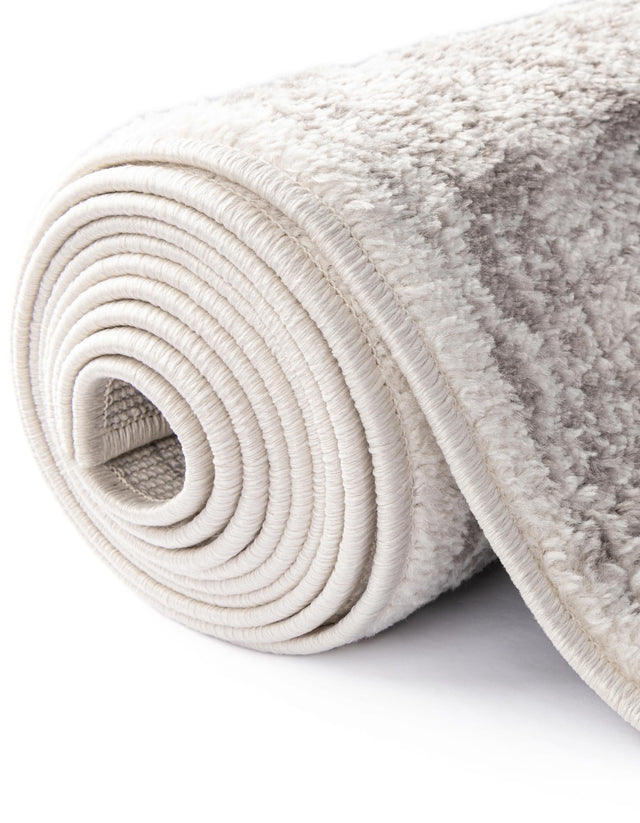 Cream 2' 7 x 14' 1 Oxford Runner Area Rug Traditional Design 100% Polypropylene Carpet for Living Room, Bedrooms, Dining, Office for Sale at Rug Engine