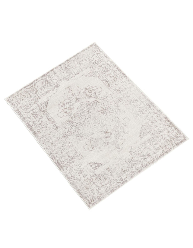 Ivory 3' x 5' 3 Oxford Rectangle Area Rug Traditional Design 100% Polypropylene Carpet for Living Room, Bedrooms, Dining, Office for Sale at Rug Engine