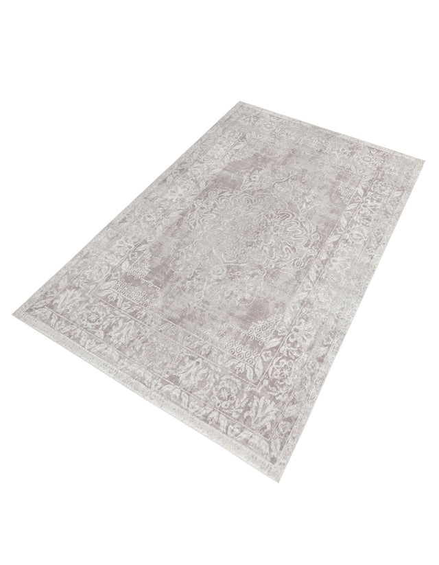 Gray 10' x 14' Oxford Rectangle Area Rug Traditional Design 100% Polypropylene Carpet for Living Room, Bedrooms, Dining, Office for Sale at Rug Engine