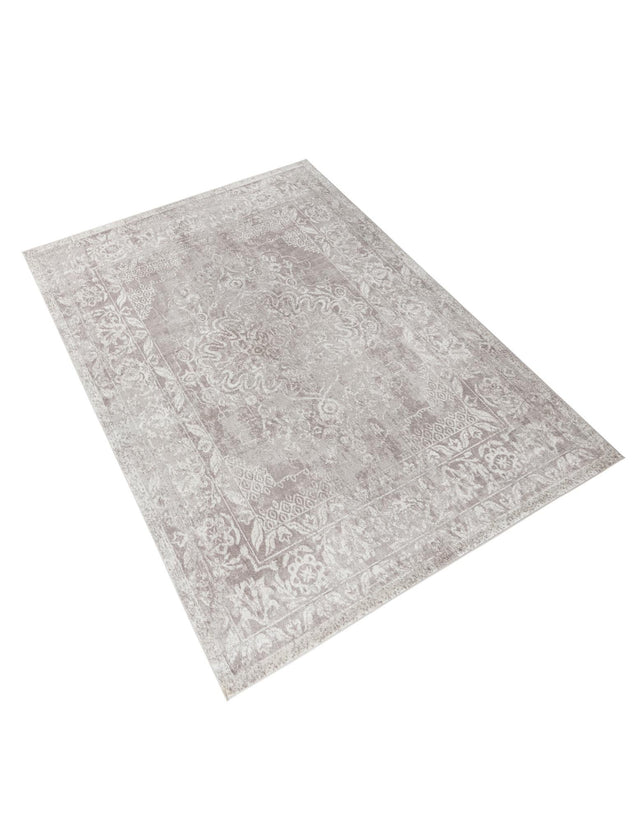 Gray 10' x 13' Oxford Rectangle Area Rug Traditional Design 100% Polypropylene Carpet for Living Room, Bedrooms, Dining, Office for Sale at Rug Engine