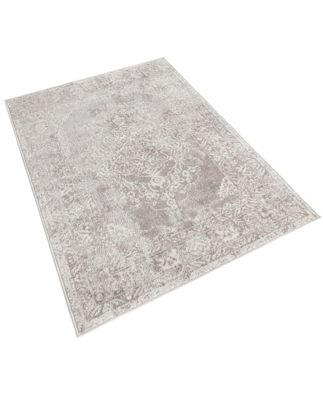 Gray 3' x 5' 3 Oxford Rectangle Area Rug Traditional Design 100% Polypropylene Carpet for Living Room, Bedrooms, Dining, Office for Sale at Rug Engine