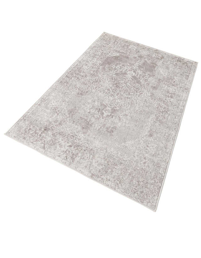 Gray 3' x 5' 3 Oxford Rectangle Area Rug Traditional Design 100% Polypropylene Carpet for Living Room, Bedrooms, Dining, Office for Sale at Rug Engine