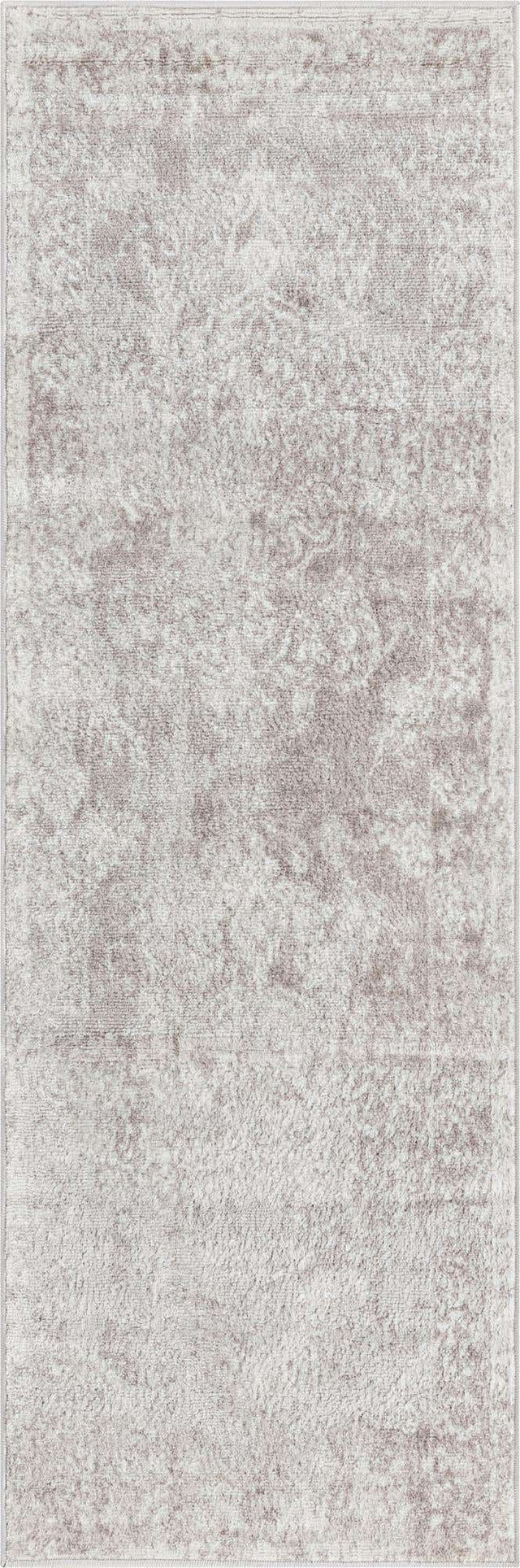Gray 2' x 6' Oxford Runner Area Rug Traditional Design 100% Polypropylene Carpet for Living Room, Bedrooms, Dining, Office for Sale at Rug Engine