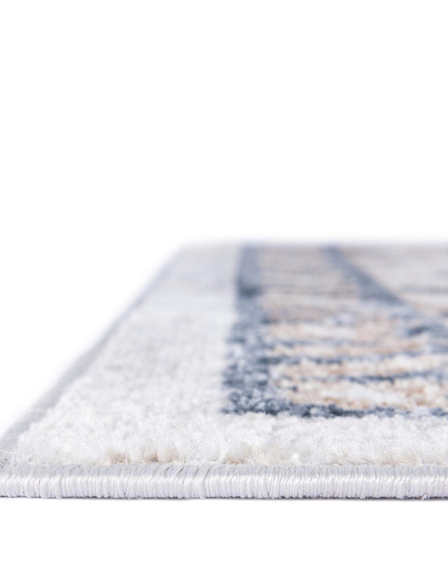 Cream 7' x 7' Oxford Octagon Area Rug Traditional Design 100% Polypropylene Carpet for Living Room, Bedrooms, Dining, Office for Sale at Rug Engine