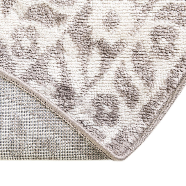 Gray 8' x 10' Oxford Oval Area Rug Traditional Design 100% Polypropylene Carpet for Living Room, Bedrooms, Dining, Office for Sale at Rug Engine