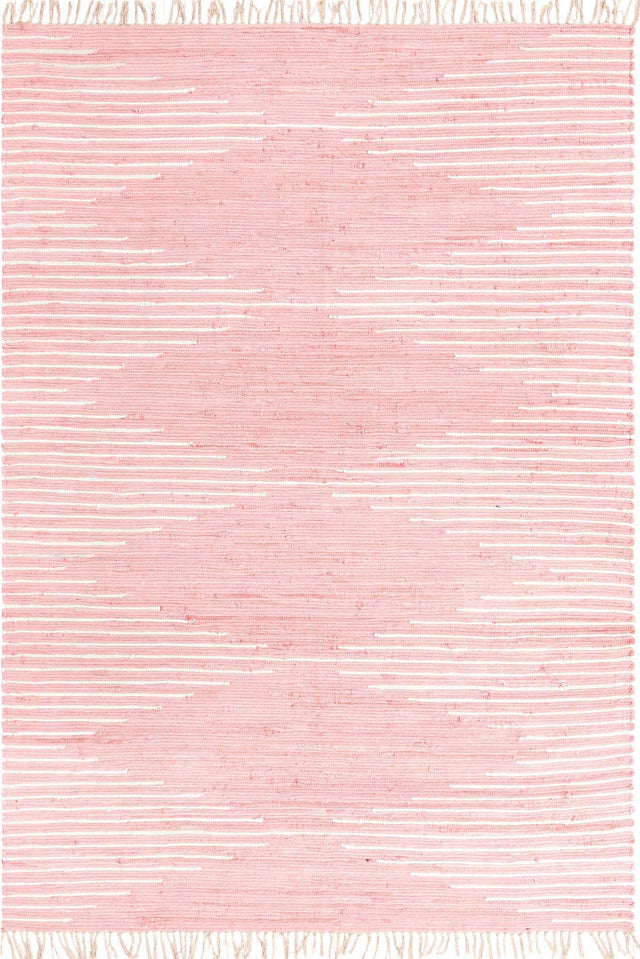 Rose 7' 1 x 10' Chindi Cotton Rectangle Area Rug Interior Design Home Decor Carpet Mat for Sale at Rug Engine