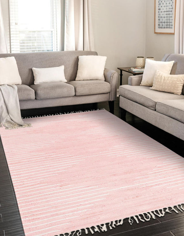 Rose 9' x 12' Chindi Cotton Rectangle Rug