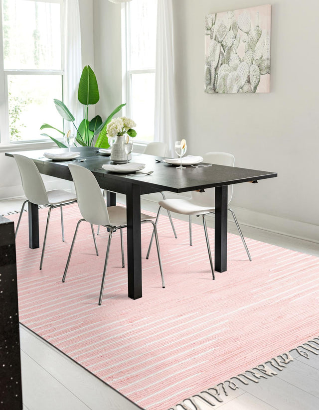 Rose 9' x 12' Chindi Cotton Rectangle Rug