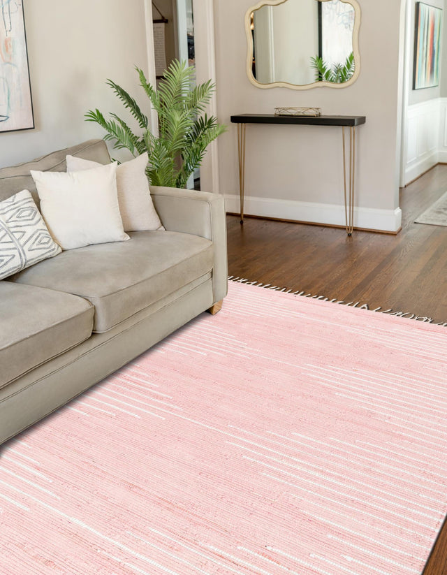 Rose 8' x 11' Chindi Cotton Rectangle Area Rug Interior Design Home Decor Carpet Mat for Sale at Rug Engine