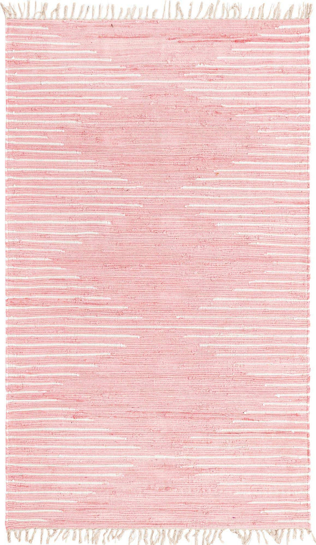 Rose 5' 1 x 8' Chindi Cotton Rectangle Area Rug Interior Design Home Decor Carpet Mat for Sale at Rug Engine