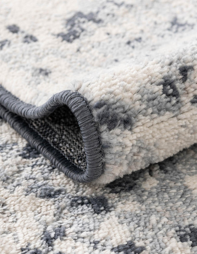 Vintage Blue 7' 10 x 11' Eos Rectangle Area Rug 100% Polypropylene Stain Resistant Carpet With Cotton Backing Marbled Design for Living, Dining Room, Office for Sale at Rug Engine