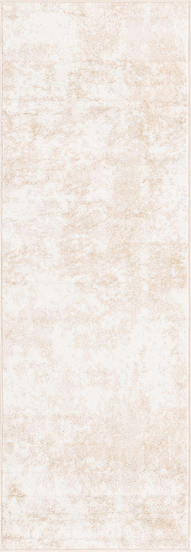 Sand 2' x 6' Eos Runner Area Rug 100% Polypropylene Stain Resistant Carpet With Cotton Backing Marbled Design for Living, Dining Room, Office for Sale at Rug Engine