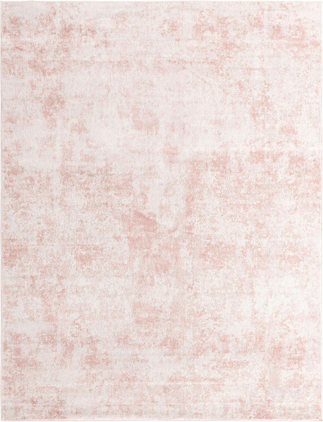 Carnation Pink 7' 10 x 10' Eos Rectangle Area Rug 100% Polypropylene Stain Resistant Carpet With Cotton Backing Marbled Design for Living, Dining Room, Office for Sale at Rug Engine