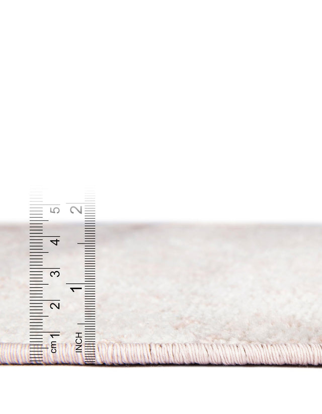 Carnation Pink 4' 1 x 4' 1 Eos Square Area Rug 100% Polypropylene Stain Resistant Carpet With Cotton Backing Marbled Design for Living, Dining Room, Office for Sale at Rug Engine