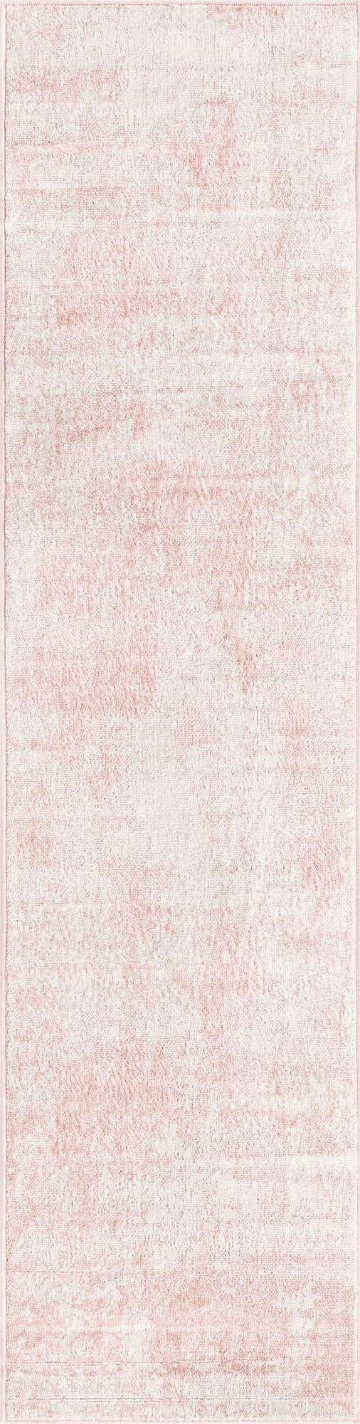 Carnation Pink 2' x 8' Eos Runner Area Rug 100% Polypropylene Stain Resistant Carpet With Cotton Backing Marbled Design for Living, Dining Room, Office for Sale at Rug Engine