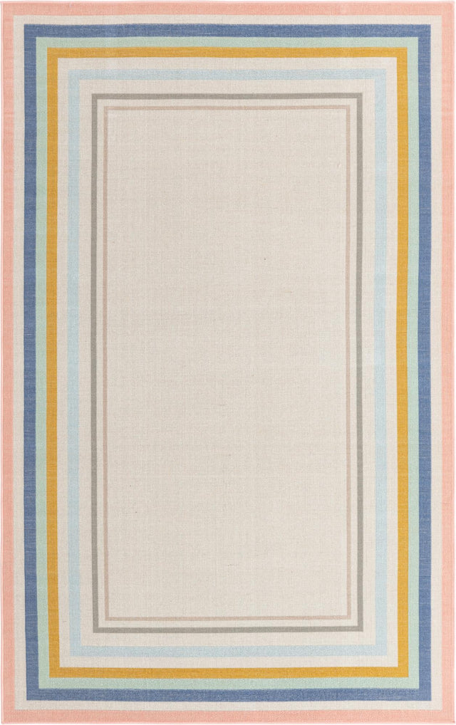 Multicolor 1' 4 x 1' 4 Lotus Sample Area Rug 100% Polypropylene Modern Contemporary Colorful Carpet Easy Clean for Living Room, Kitchen, Dining, Office for Sale at Rug Engine
