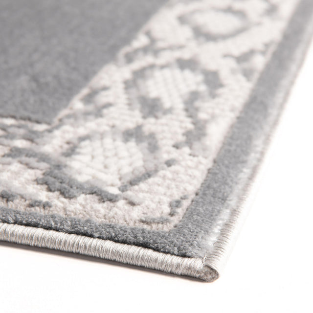 Gray 7' 10 x 10' Vince Camuto Rectangle Area Rug Durable Easy Clean Modern Carpet for Unique Home Interior Decorating for Sale at Rug Engine