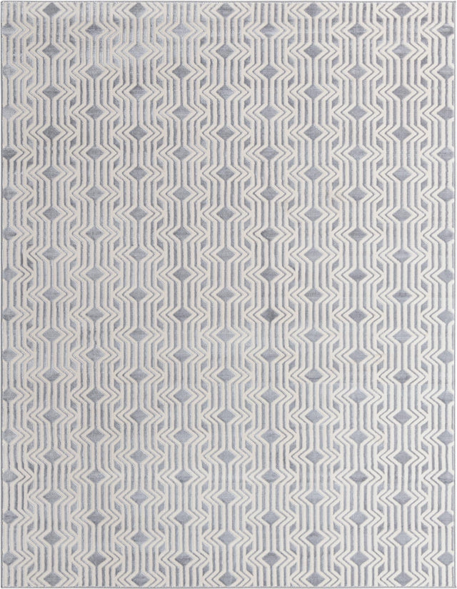Gray 7' 10 x 10' Vince Camuto Rectangle Area Rug Durable Easy Clean Modern Carpet for Unique Home Interior Decorating for Sale at Rug Engine