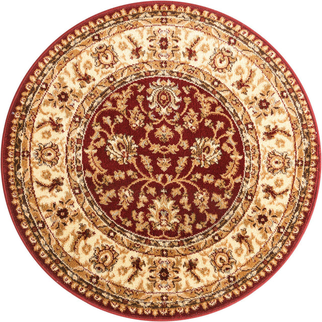 Red 3' 1 x 3' 1 Voyage Round Area Rug