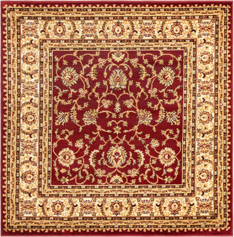 Red 5' 3 x 5' 3 Voyage Square Area Rug