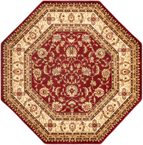 Red 7' 10 x 7' 10 Voyage Octagon Area Rug