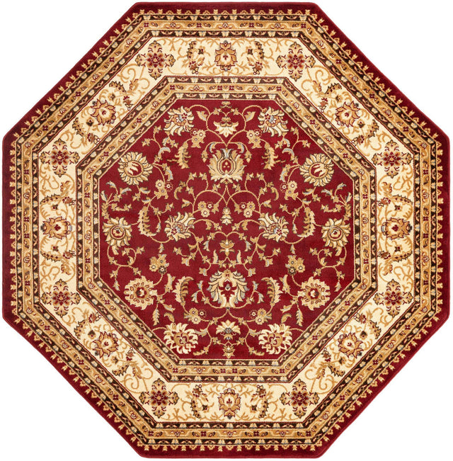Red 7' 10 x 7' 10 Voyage Octagon Area Rug