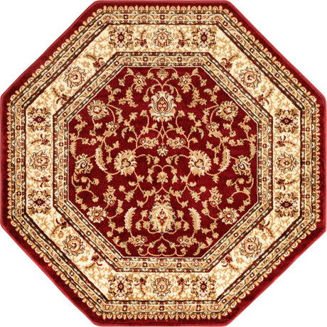 Red 5' 3 x 5' 3 Voyage Rectangle Area Rug
