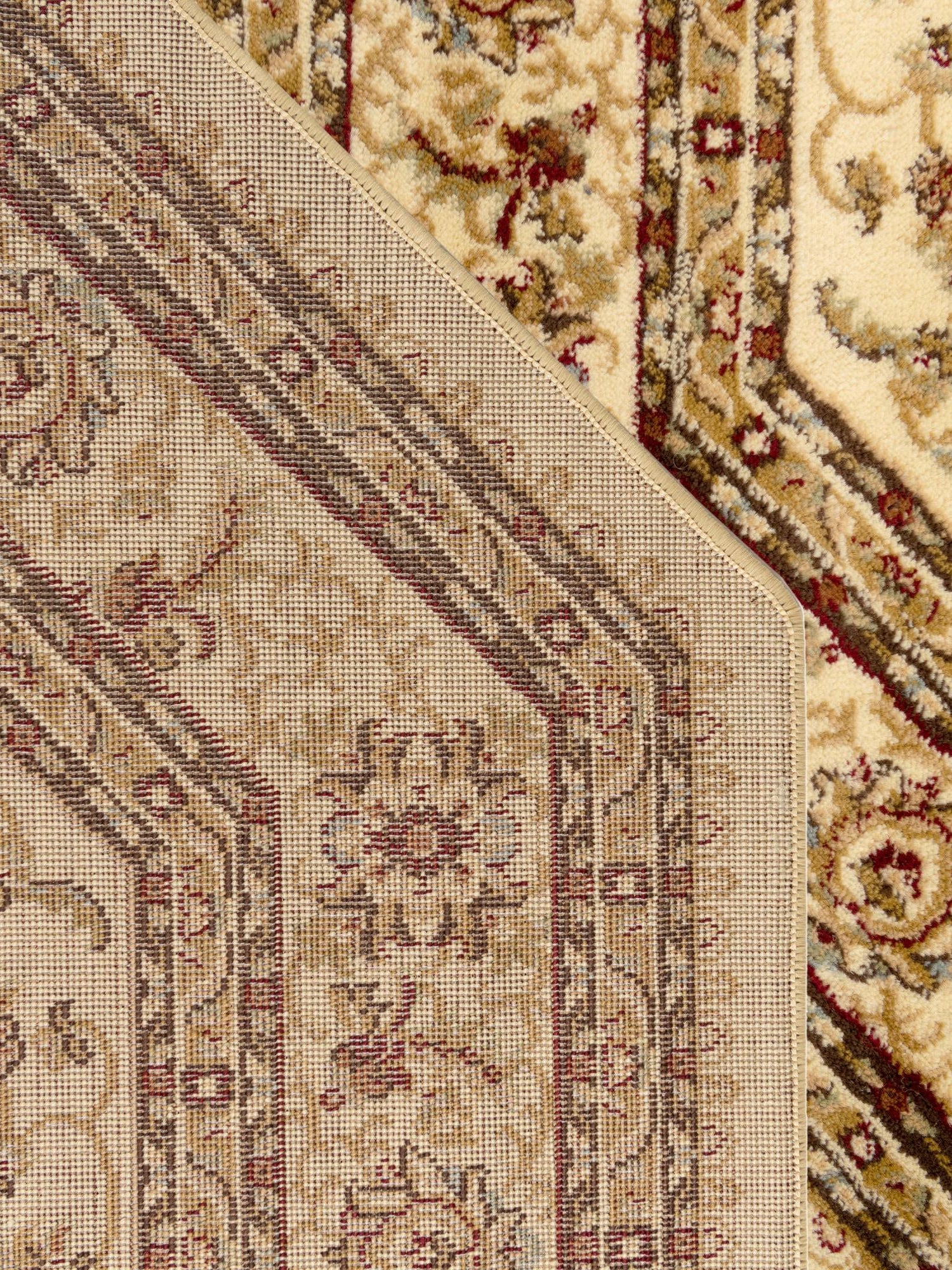Cream 5' 3 x 5' 3 Voyage Octagon Area Rug