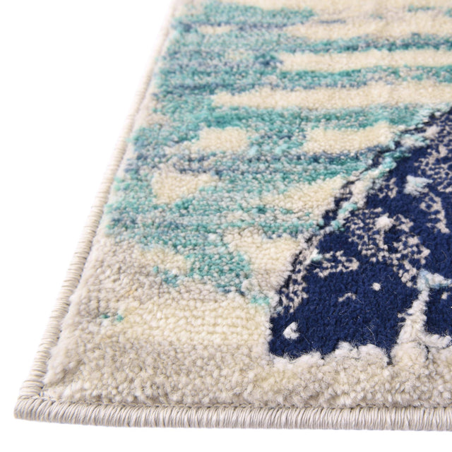 Multicolor 9' x 12' Ariel Rectangle Area Rug 70% Polypropylene & 30% Polyester Easy Clean Living Room Bedroom Dining Office Carpet for Sale at Rug Engine