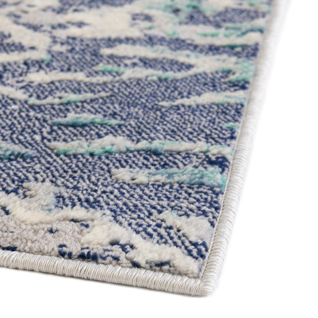 Multicolor 5' 3 x 8' Ariel Rectangle Area Rug 70% Polypropylene & 30% Polyester Easy Clean Living Room Bedroom Dining Office Carpet for Sale at Rug Engine