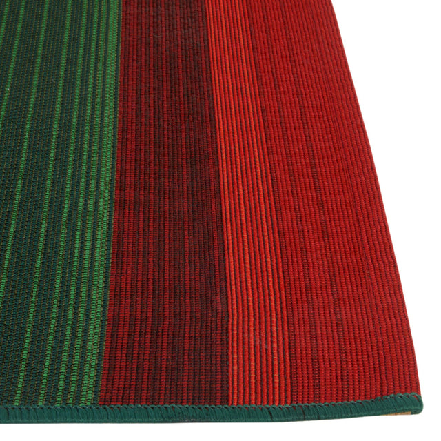 Multicolor 2' x 3' Outdoor Modern Rectangle Area Rug Weather Resistant for Patio, Deck, Terrace, Balcony, Porch