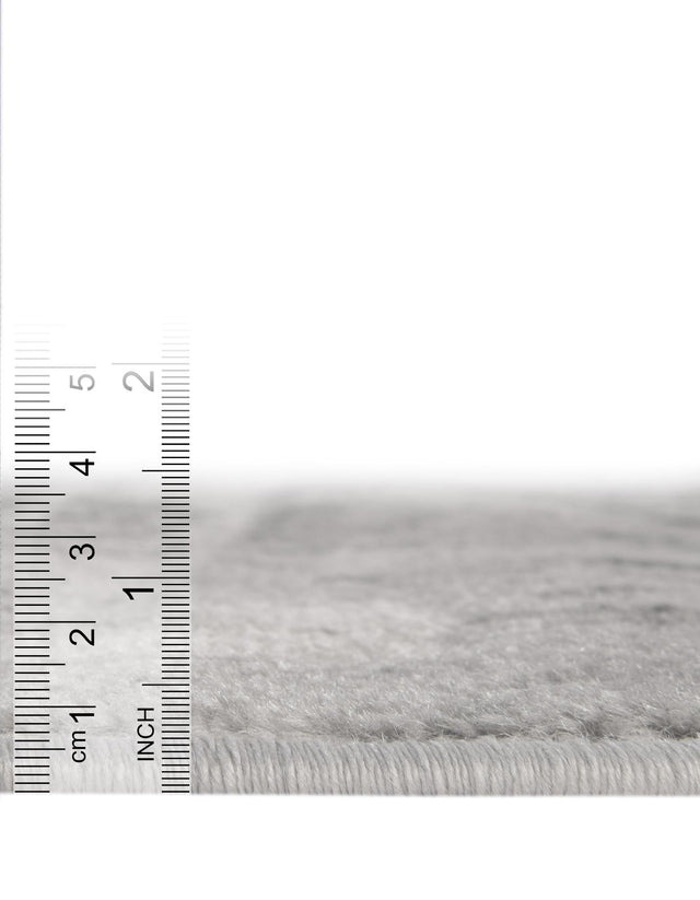 Light Gray 5' x 5' Metro Round Area Rug 100% Polypropylene Abstract Modern Easy Clean Carpet for Living Room, Dining, Bedrooms for Sale at Rug Engine