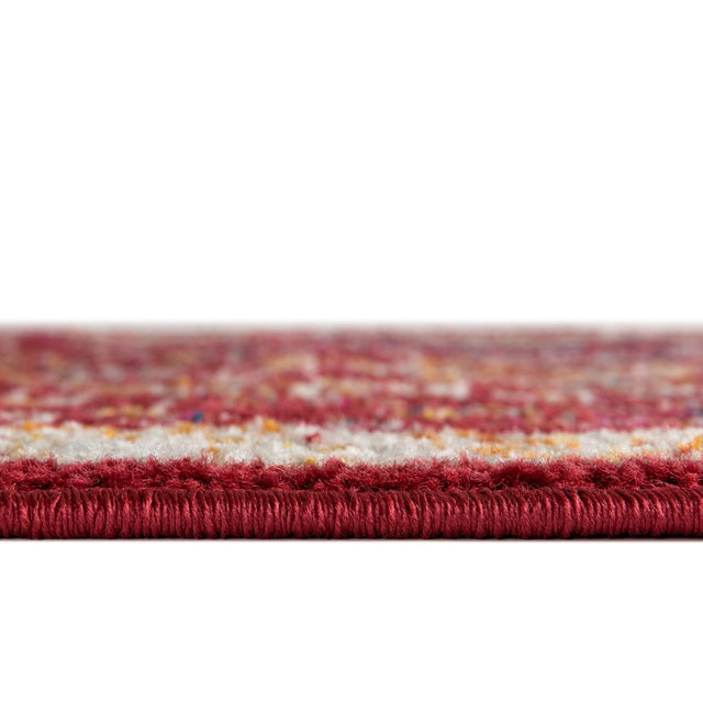 Magenta 7' x 7' Aurelia Octagon Area Rug 100% Polypropylene & Jute Backing Living Dining Room Bedroom Office Traditional Carpet for Sale at Rug Engine