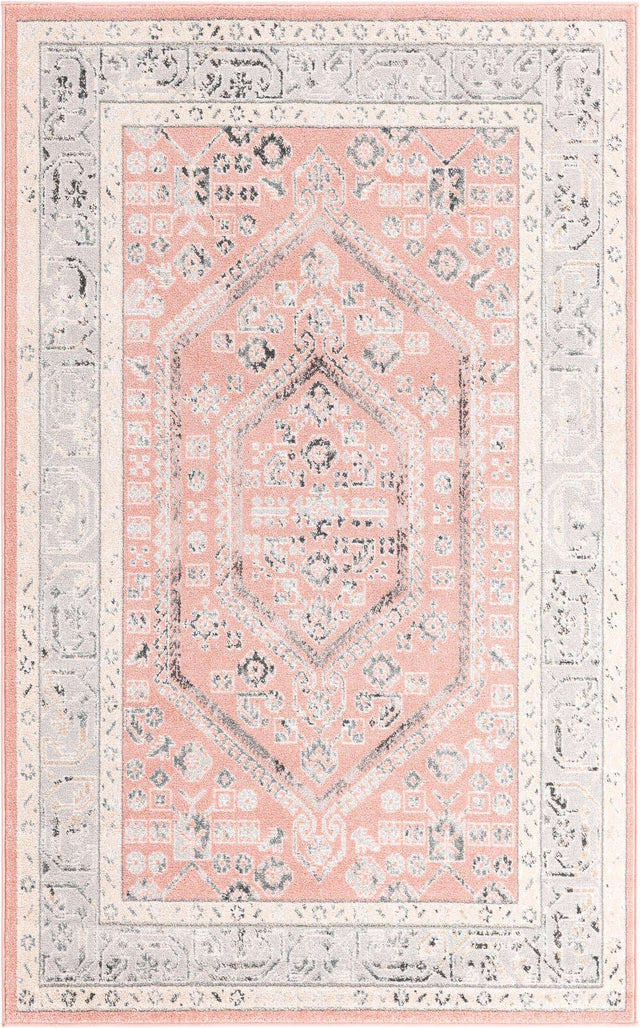Rose 5' x 8' Aurelia Rectangle Area Rug 100% Polypropylene & Jute Backing Living Dining Room Bedroom Office Traditional Carpet for Sale at Rug Engine