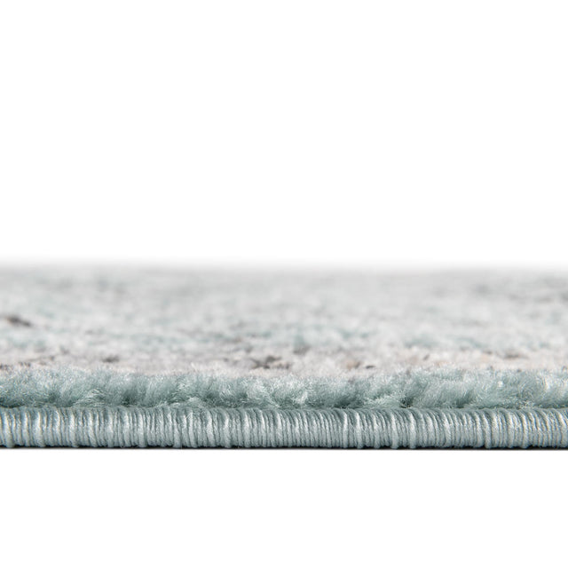 Aqua 7' 10 x 10' Aurelia Oval Area Rug 100% Polypropylene & Jute Backing Living Dining Room Bedroom Office Traditional Carpet for Sale at Rug Engine
