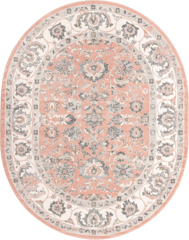 Rose 7' 10 x 10' Aurelia Oval Area Rug 100% Polypropylene & Jute Backing Living Dining Room Bedroom Office Traditional Carpet for Sale at Rug Engine