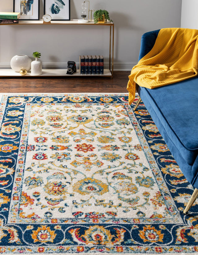 Multicolor 3' x 5' 3 Aurelia Rectangle Area Rug 100% Polypropylene & Jute Backing Living Dining Room Bedroom Office Traditional Carpet for Sale at Rug Engine