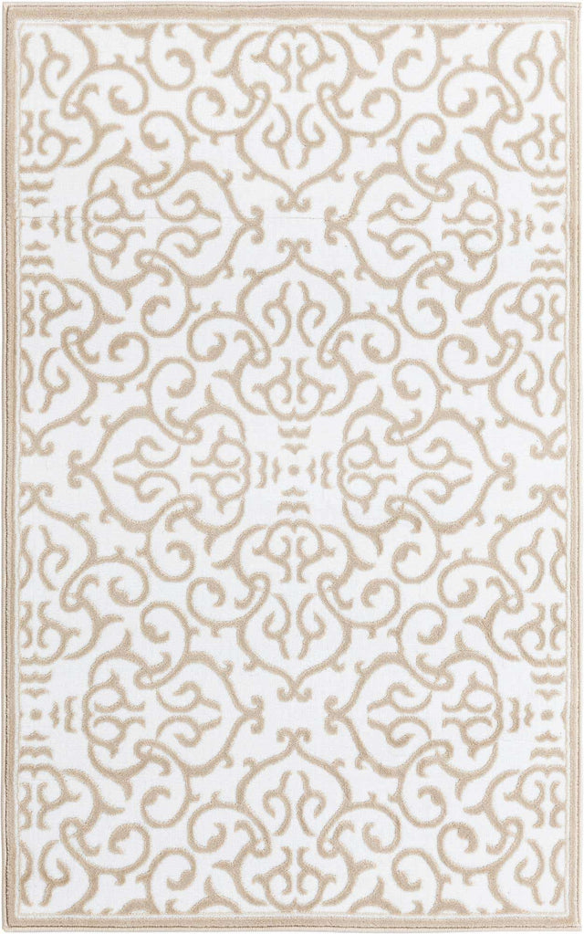 Snow White 3' 3 x 5' 3 Rushmore Rectangle Area Rug 55% Polypropylene & 45% Polyester Durable Quality Carpet for Indoor Home Decorating for Sale at Rug Engine