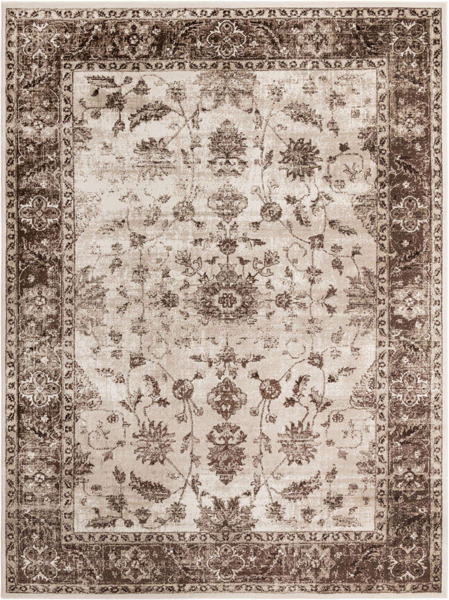 Cream 9' x 12' Rushmore Rectangle Area Rug 55% Polypropylene & 45% Polyester Durable Quality Carpet for Indoor Home Decorating for Sale at Rug Engine