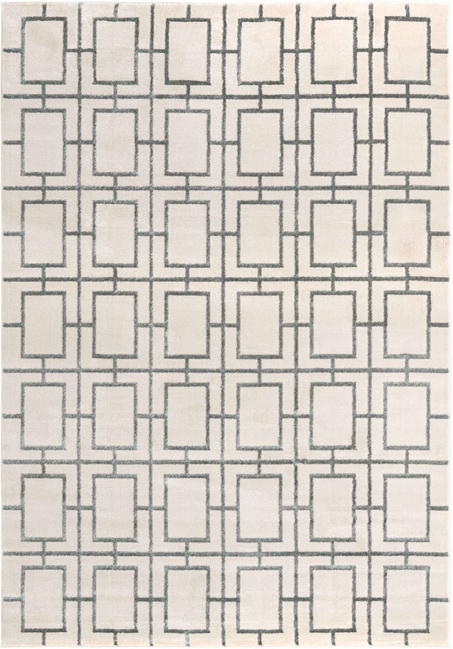 White Silver 7' 1 x 10' Marilyn Monroe Glam Rectangle Area Rug 70% Polypropylene & 30% Polyester Vivid Geometric Modern Carpet for Interior Home Decor for Sale at Rug Engine