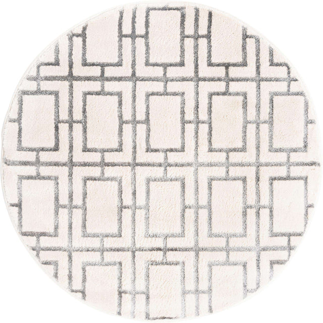 White Silver 3' 1 x 3' 1 Marilyn Monroe Glam Round Area Rug 70% Polypropylene & 30% Polyester Vivid Geometric Modern Carpet for Interior Home Decor for Sale at Rug Engine