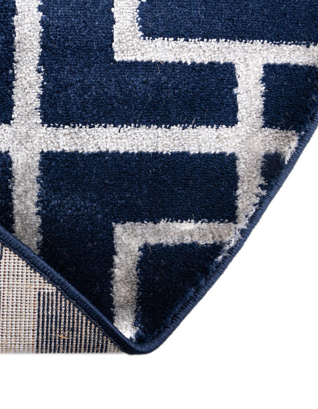 Navy Blue Silver 5' 3 x 5' 3 Marilyn Monroe Glam Round Area Rug 70% Polypropylene & 30% Polyester Vivid Geometric Modern Carpet for Interior Home Decor for Sale at Rug Engine