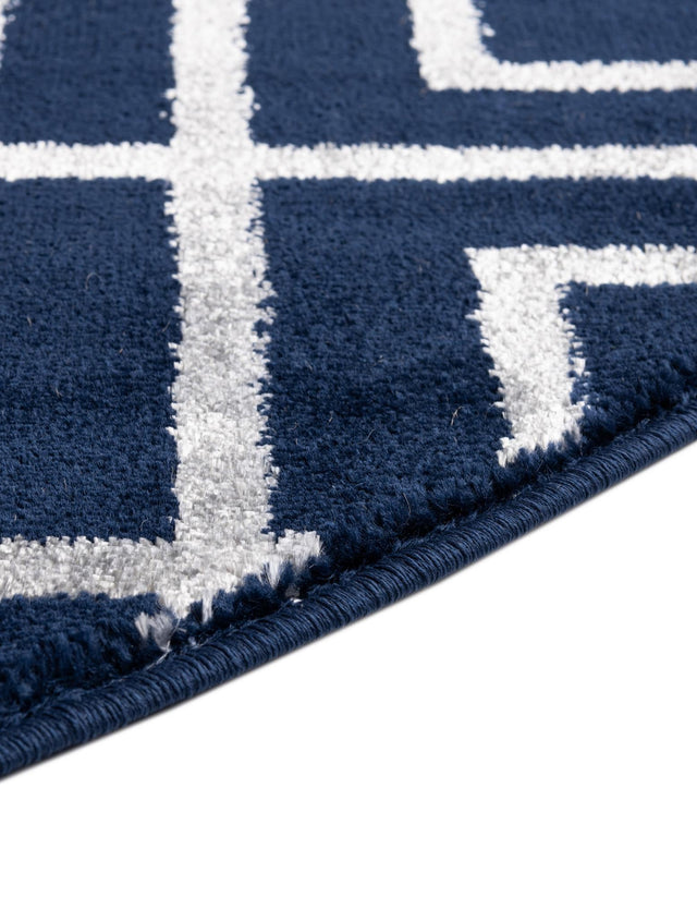 Navy Blue Silver 4' 1 x 6' 1 Marilyn Monroe Glam Oval Area Rug 70% Polypropylene & 30% Polyester Vivid Geometric Modern Carpet for Interior Home Decor for Sale at Rug Engine