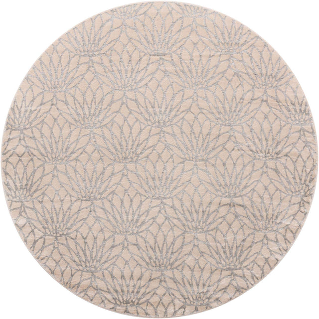 White Silver 7' 10 x 7' 10 Marilyn Monroe Glam Round Area Rug 70% Polypropylene & 30% Polyester Vivid Geometric Modern Carpet for Interior Home Decor for Sale at Rug Engine
