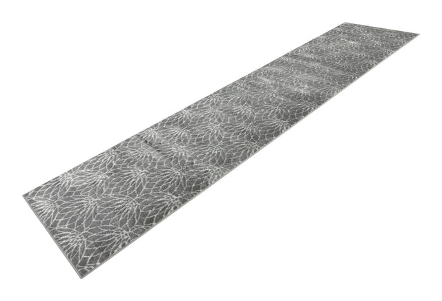 Gray Silver 2' 7 x 12' Marilyn Monroe Glam Runner Area Rug 70% Polypropylene & 30% Polyester Vivid Geometric Modern Carpet for Interior Home Decor for Sale at Rug Engine